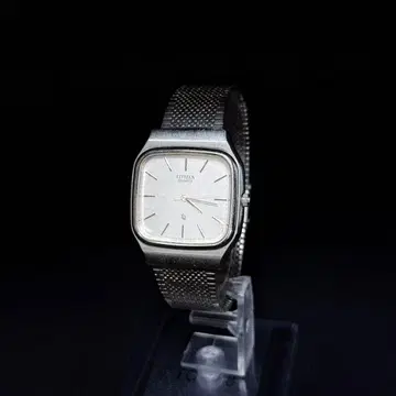 vintage CITIZEN 시티즌 쿼츠 손목시계 silver 탱커