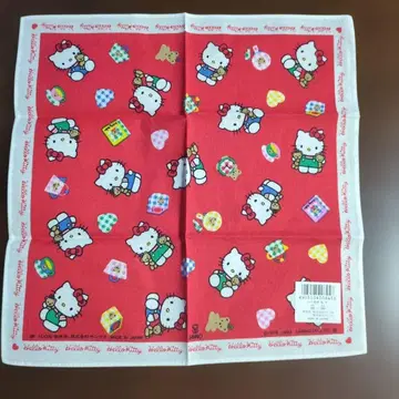 헬로키티 손수건 쇼와 레트로