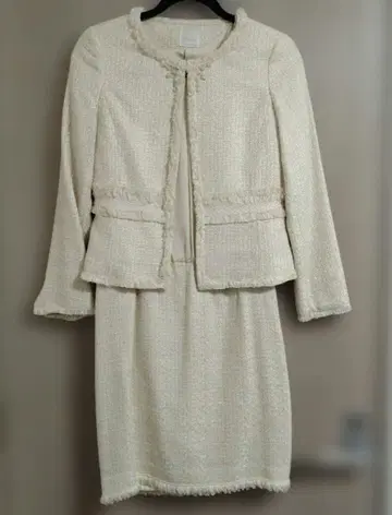 dinos cara 트위드 원피스 수트 자켓 7호 원피스 9호