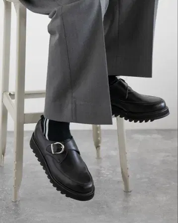 HARE 샤크 밑창 싱글 몽크 슈즈