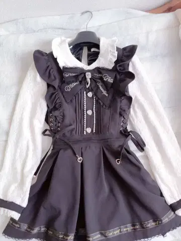 LIZLISA 백 카슈쿨 셋업 블랙