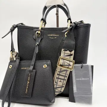 엠포리오 아르마니 2way 숄더백 쇼퍼 디어 프린트