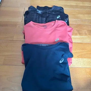 asics 여성용 T셔츠 M사이즈 3장 세트