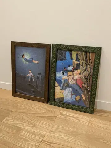 천공의 성 라퓨타 직소 퍼즐 2세트 프레임 포함