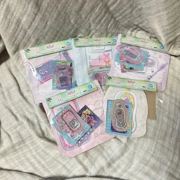 프리큐어 제일복권 H상 지퍼 백 & 스티커 5개 묶음 판매