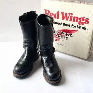 90s Red Wing 엔지니어 부츠 PT91 차심 빈티지 USA