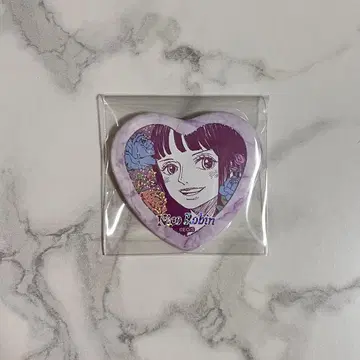 ONE PIECE 하트 캔뱃지 로빈