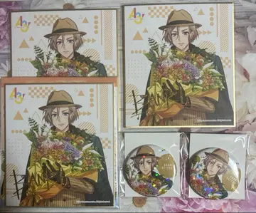 A3! 에이스리 셋츠 반리 개화의 축연 개화전 색지 캔뱃지