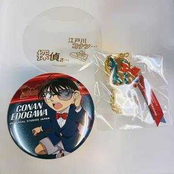 유니버셜 명탐정 코난 콜렉터블 캔뱃지 참 에도가와 코난 세트