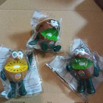 제스프리 키위 브라더스 마스코트 피규어 3개