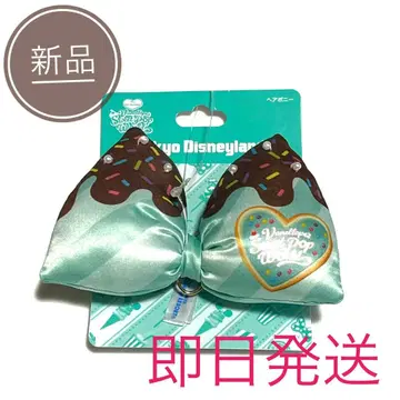 당일 발송 새상품 디즈니 파르팔루자 머리끈 바넬로피 초코 민트