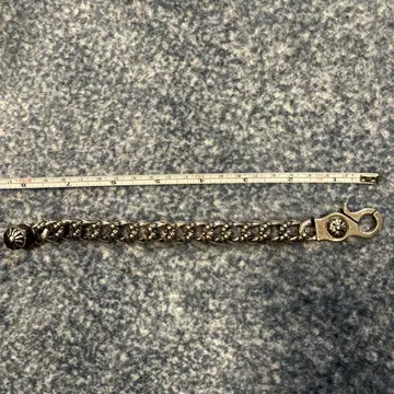 실버 체인 팔찌 약 21cm