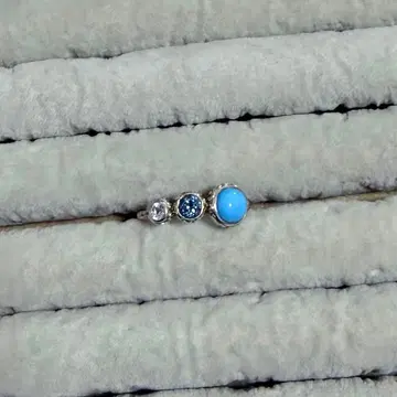 비쥬맘 터콰이즈 런던 블루 토파즈