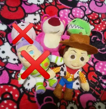 토이 스토리 우디 로쏘 렉스 봉제 인형 3개 세트