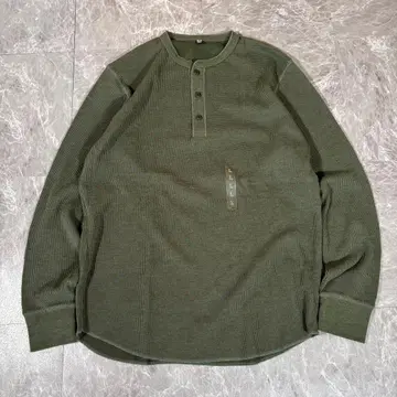 [ archive ] 헨리넥/서멀 티셔츠/구제 의류/L/새상품급