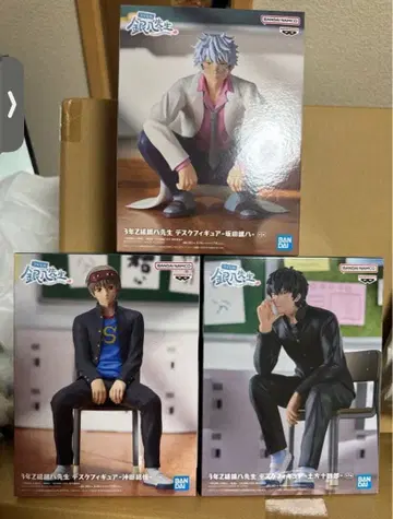 은혼 긴파치선생 사카타 긴파치 오키타 소고 히지카타 토시로 3체 세트