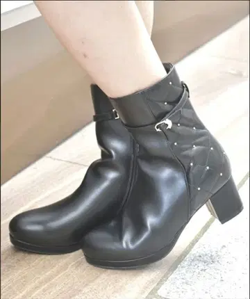 axes 퀼팅 절개 부츠 L 사이즈