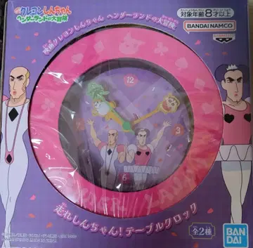 새상품 헨더랜드 대모험 달려라 신짱! 테이블 시계 마카오와 조마