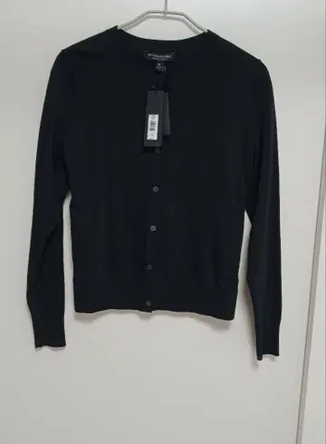 [ 택 포함 미사용 ] BANANA REPUBLIC 블랙 가디건 XS