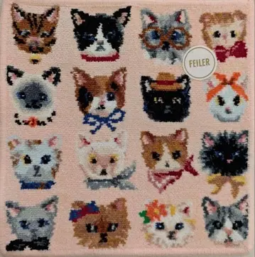 FEILER 손수건 러브리 프리티캣츠