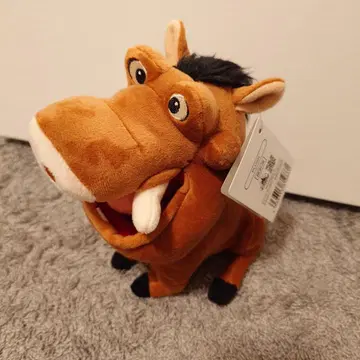 디즈니 훔바 봉제 인형 라이온 킹 택 포함