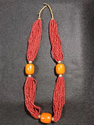 목걸이 앤티크 티베트 중국 민족 의상 비즈 서장 남녀 장식