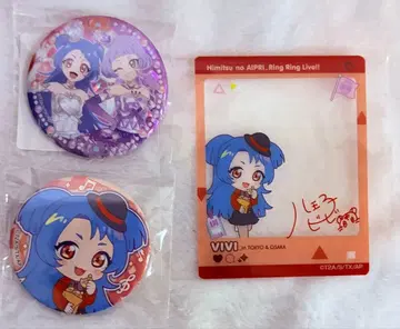 비밀의 아이프리 아이프리 린린 라이브 클리어 카드 캔뱃지 비비