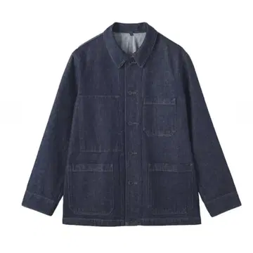 새상품 무인양품 데님 커버올 M 사이즈