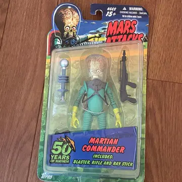 MEZCO 마즈 어택 마샨 코만더 6인치 액션 피규어