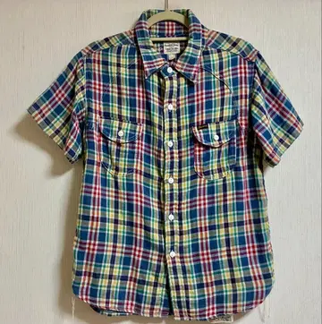 하마짱 착용 페로우즈 이중 거즈 반팔 셔츠