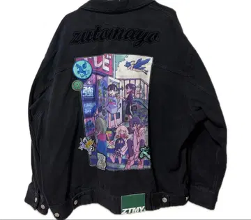 계속 한밤중이면 좋을 텐데 데님 자켓 L