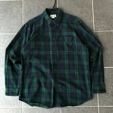 L.L.Bean 엘엘빈 플란넬 셔츠 블랙워치 L
