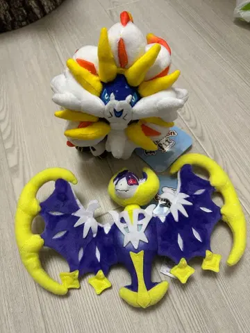 솔가레오 루나아라 봉제 인형 세트 포켓몬 핏