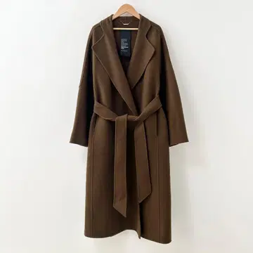 새상품급 카오스 아르슈페리어 노카라 코트 카멜 브라운