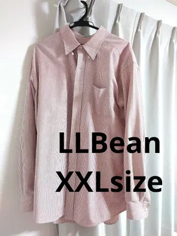 LLBean 스트라이프 긴팔 오버 사이즈 셔츠 XXL