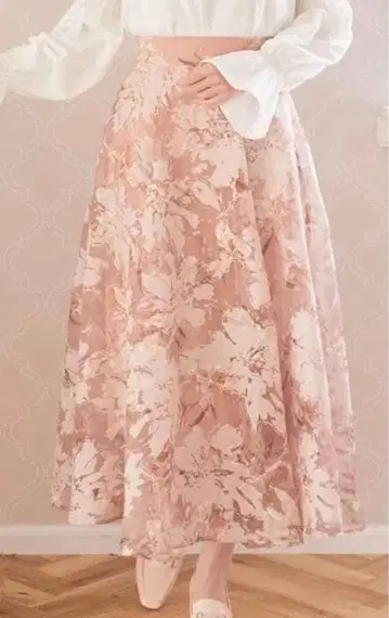 아림 플라워 오간자 스커트 아림