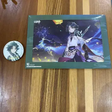 원신 쇼 아트 보드와 캔뱃지 세트 장식 회화