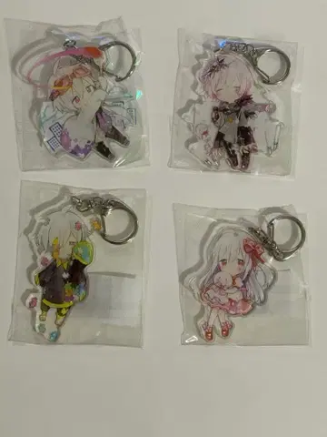 마후마후 팬미팅 아크릴 키링 4개 세트