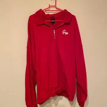 GAP 빨간색 집업 맨투맨 XL