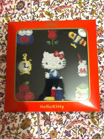 FEILER 페이 헬로키티 손수건 산리오