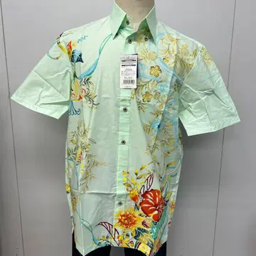 남성용 카리유시 의류 4L 사이즈 민트 그린