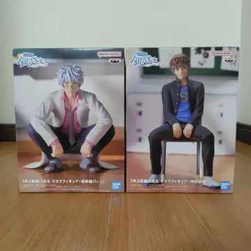 긴파치 선생님 데스크 피규어 사카타 긴토키 오키타 소고 2체 세트