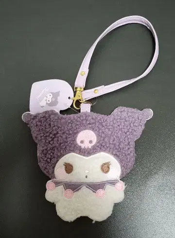 쿠로미 복슬복슬 패스케이스 산리오 캐릭터즈