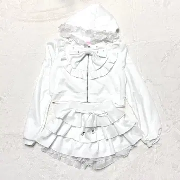 MARS Princess Melody 후드티 치마바지 셋업 화이트