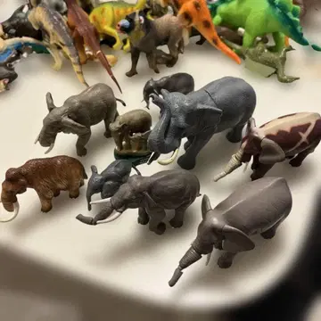 코끼리, 매머드 피규어 9체 세트