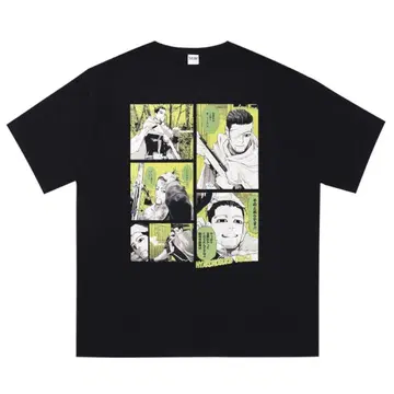 [ 골든 카무이 ] 오가타 햐쿠노스케 빅 실루엣 T셔츠 HEROES