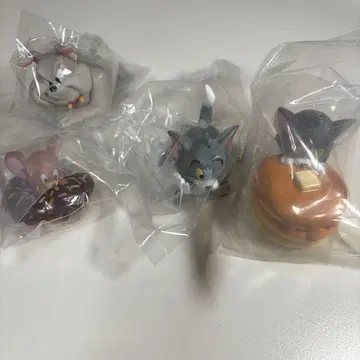 톰과 제리 가챠가챠 피규어 4개 세트 미개봉