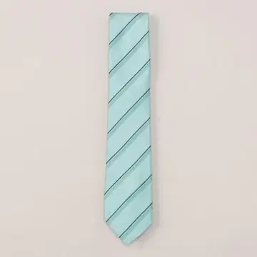 얼터네이트 스트라이프 타이 민트색