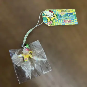 헬로키티 스트랩 기타큐슈 한정판 바나나 버전
