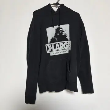 XLARGE 고릴라 로고 블랙 후드티